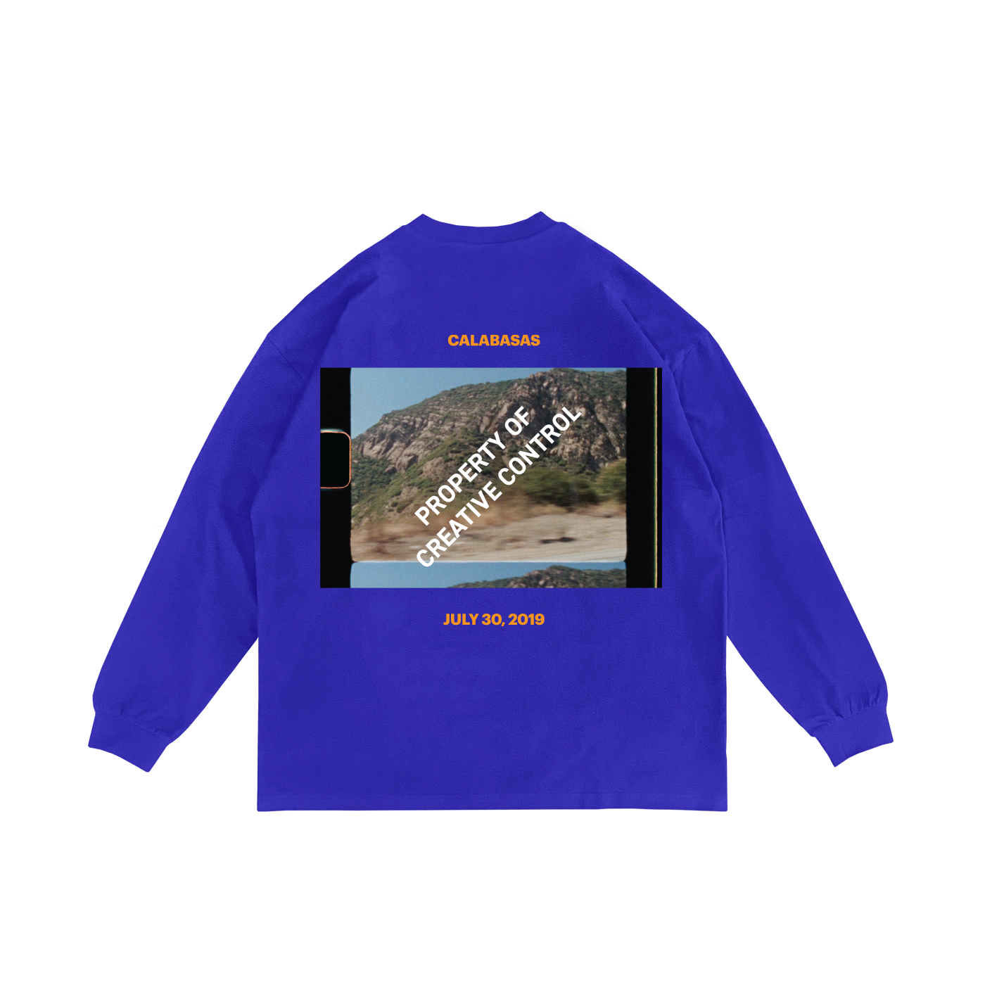 Jeen Yuhs-8mm Calabasas Long Sleeve T-shirt Blue