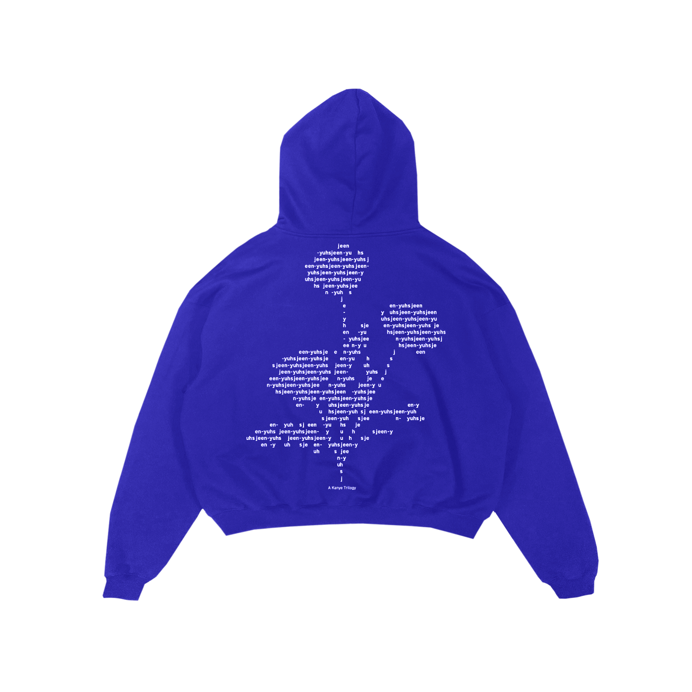 Jeen Yuhs-flwr Hoodie- Blue
