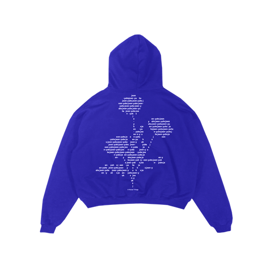 Jeen Yuhs-flwr Hoodie- Blue