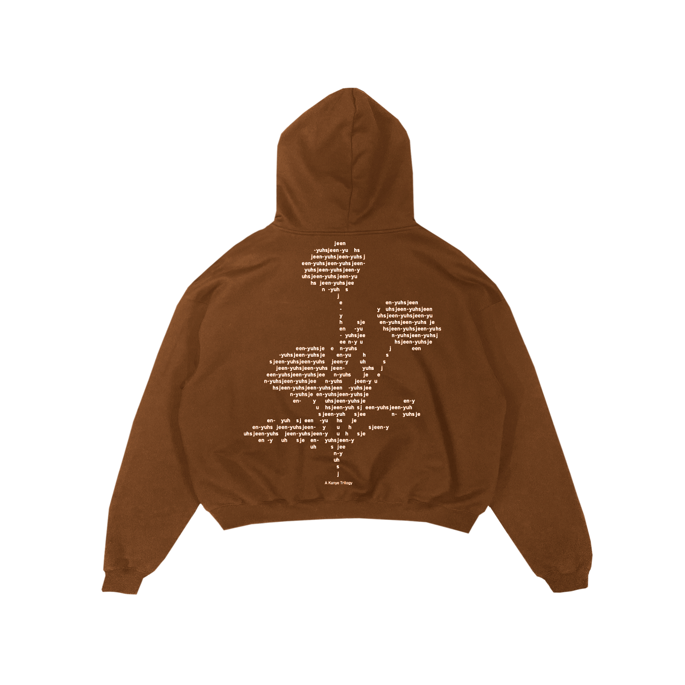 Jeen Yuhs-flwr Hoodie- Brown