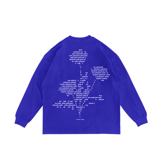 Jeen Yuhs-flwr Long Sleeve Tee- Blue