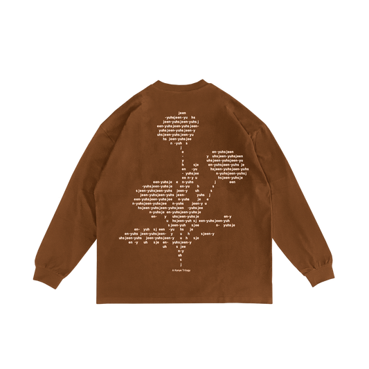 Jeen Yuhs-flwr Long Sleeve Tee- Brown