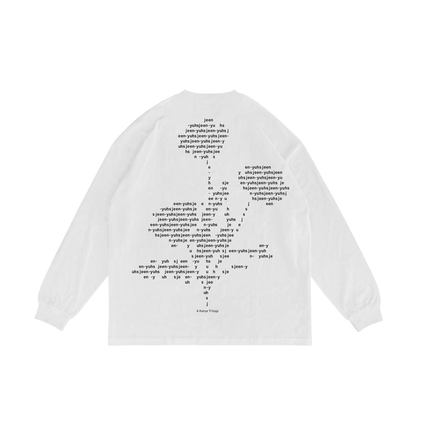Jeen-Yuhs White Flwr Long Sleeved T Shirt