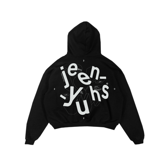 Jeen-Yuhs Black 3D Hoodie