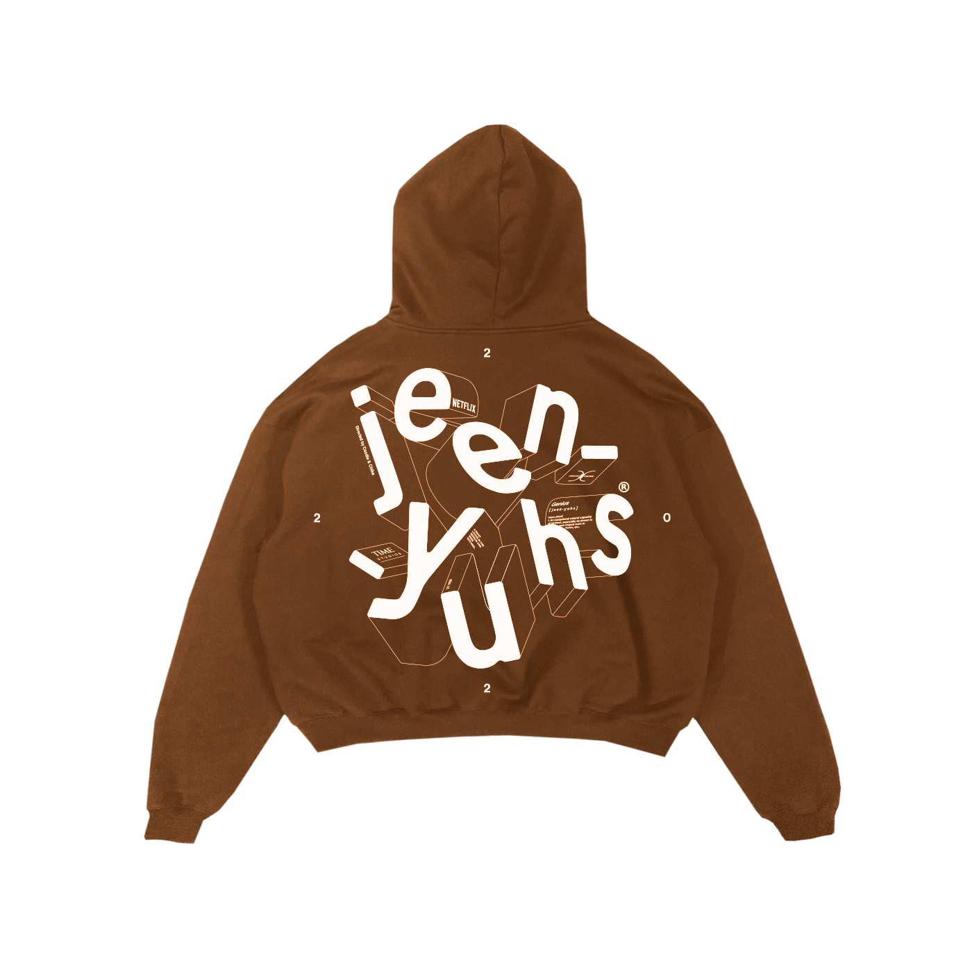 Jeen Yuhs 3d 3d Hoodie Brown