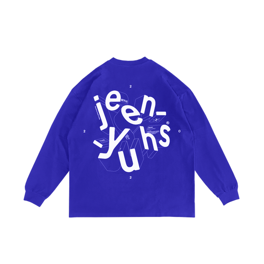 Jeen Yuhs 3d Long Sleeve T-shirt Blue