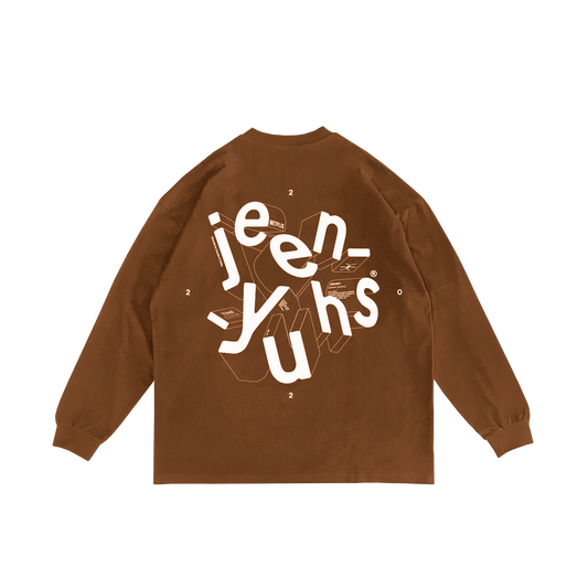 Jeen Yuhs 3d Long Sleeve T-shirt Brown