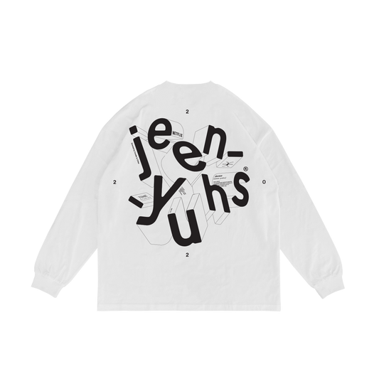 Jeen-Yuhs White 3D Long Sleeved T Shirt