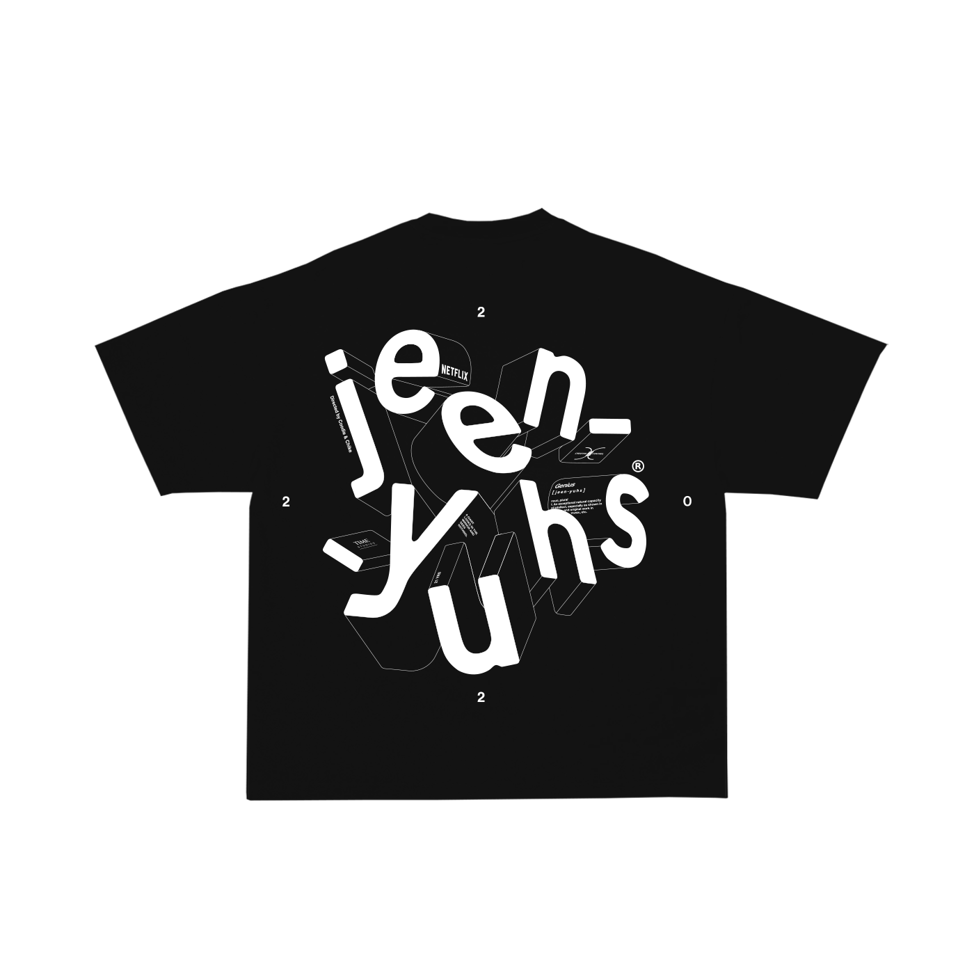 jeen-yuhs 3D Short Sleeve T-shirt Black
