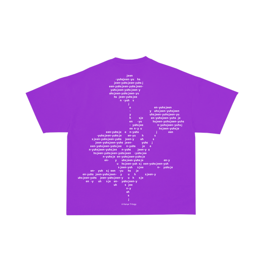 jeen-yuhs FLWR Short Sleeve T-shirt-purple