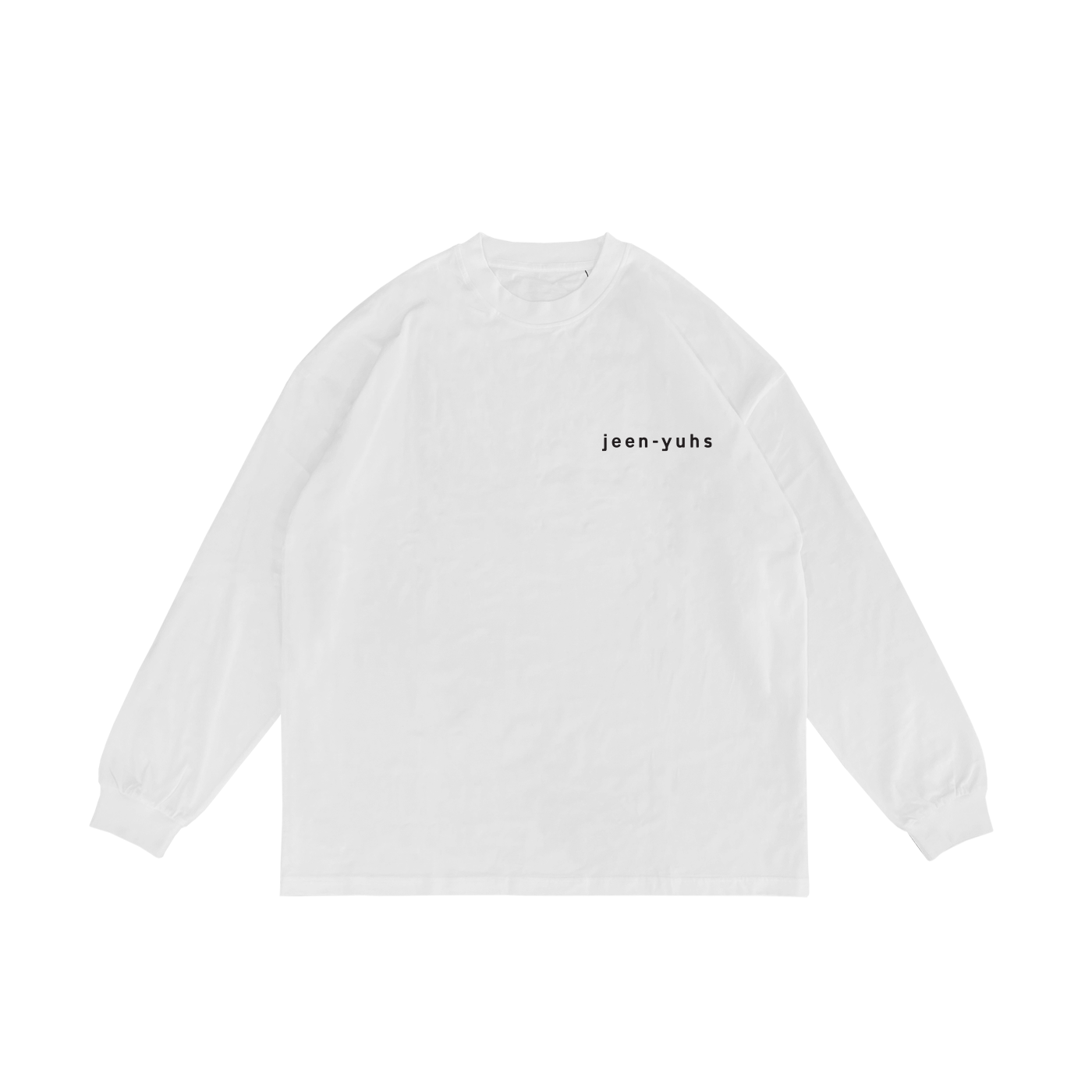 Jeen-Yuhs White Flwr Long Sleeved T Shirt