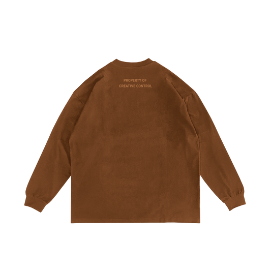 Pocc Long Sleeve T-shirt-Brown